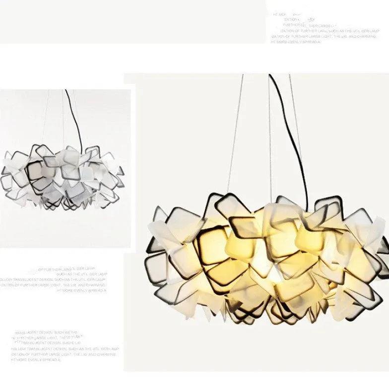 Acrylic Floral Cluster Modern Art Ceiling Light - Clowas