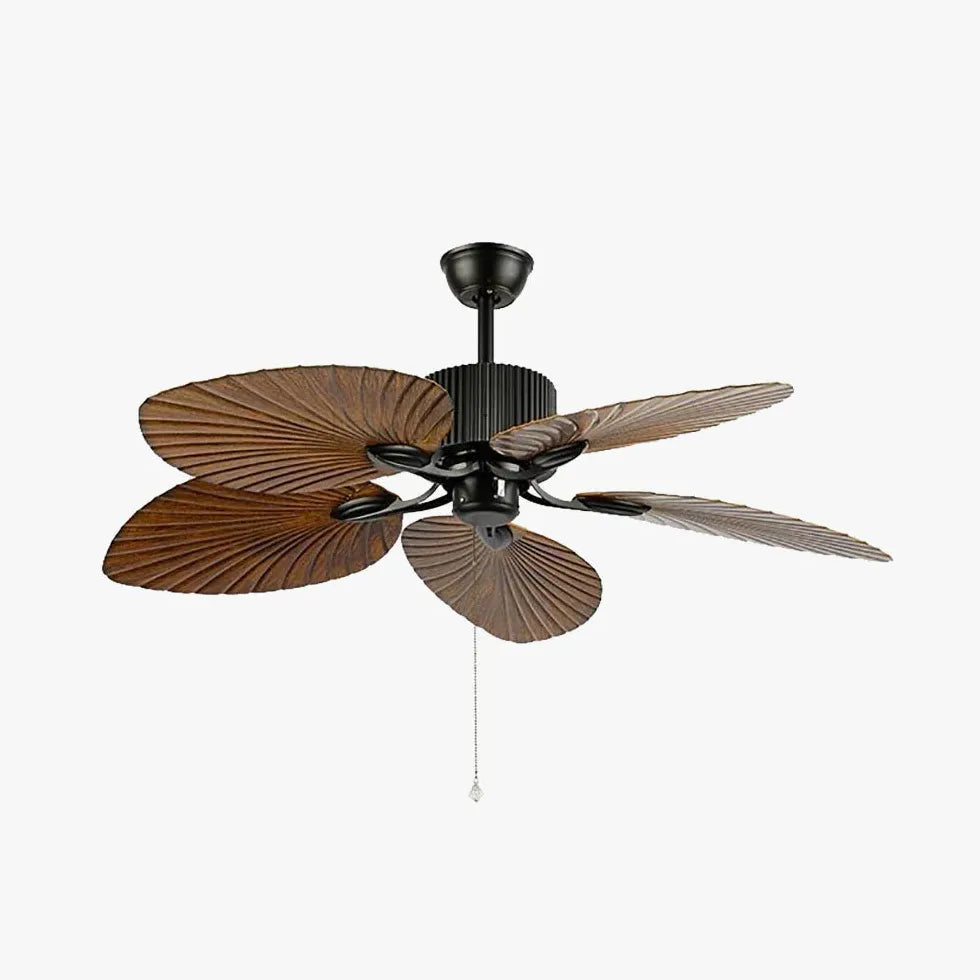 Vintage Four-Leaf Plant Leaf Design Ceiling Fan