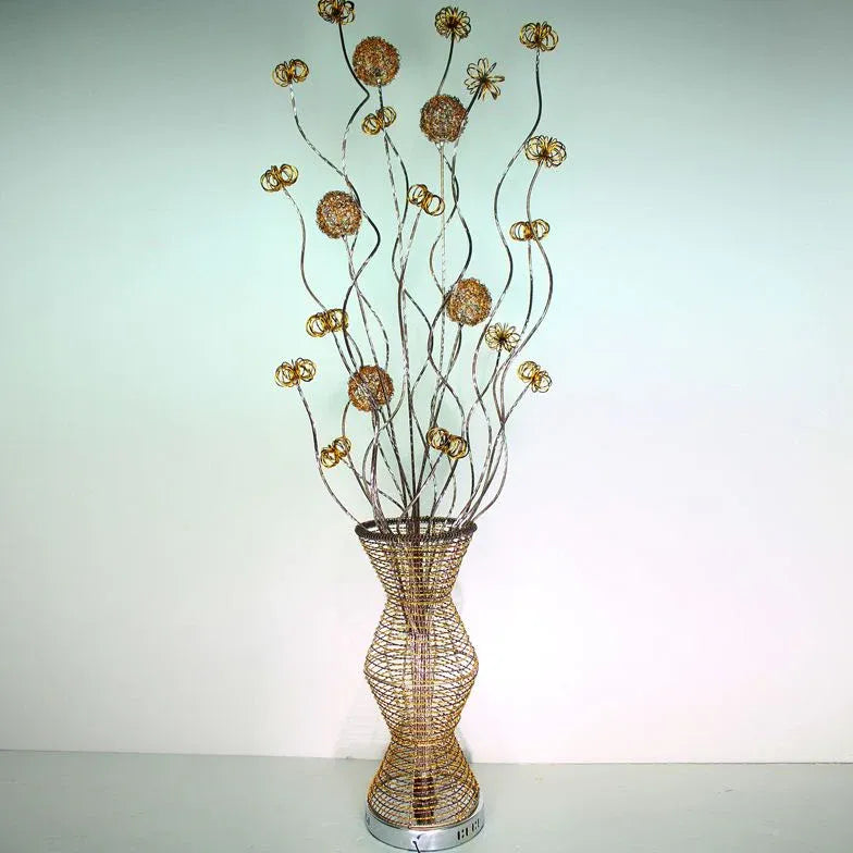 Metal Vase-Shaped Decorative Floor Lamp