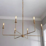 Black Candelabra Industrial Living Room Chandelier