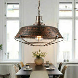 Black Industrial Light Single Pendant