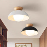 Black Round Metal Aisle Ceiling Light