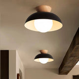 Black Round Metal Aisle Ceiling Light