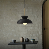 Black Simple Restaurant Resin Pendant light