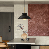 Black Simple Restaurant Resin Pendant light