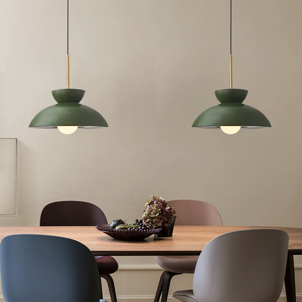 Black Simple Restaurant Resin Pendant light