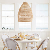 Boho Dining Room Rattan Pendant Light