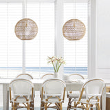 Boho Dining Room Rattan Pendant Light