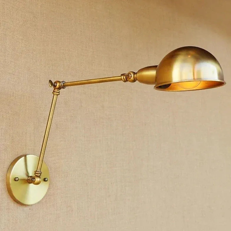 Bronze Swing Arm Industrial Wall Lights