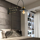 Extendable Wall Light Industrial Black