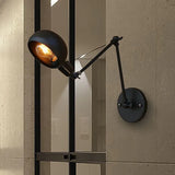 Black Robotic Arm Industrial Wall Lights