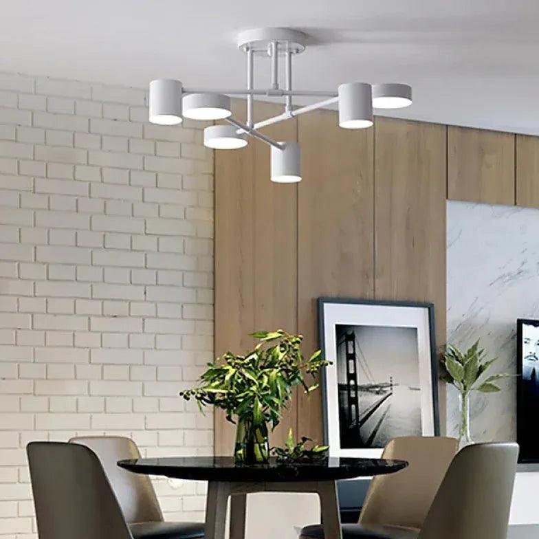 Branched Ring LED Modern Flush Ceiling Lights - Clowas
