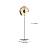 Brown Cylindrical Tripod Floor Lamp for Bedroom - Clowas
