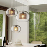 Bubble Art Glass Dining Room Pendant Light