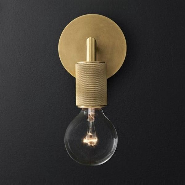 Contemporary Gold Iron Wall Light