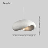 Faux Concrete Design Modern White Pendant Light - Clowas