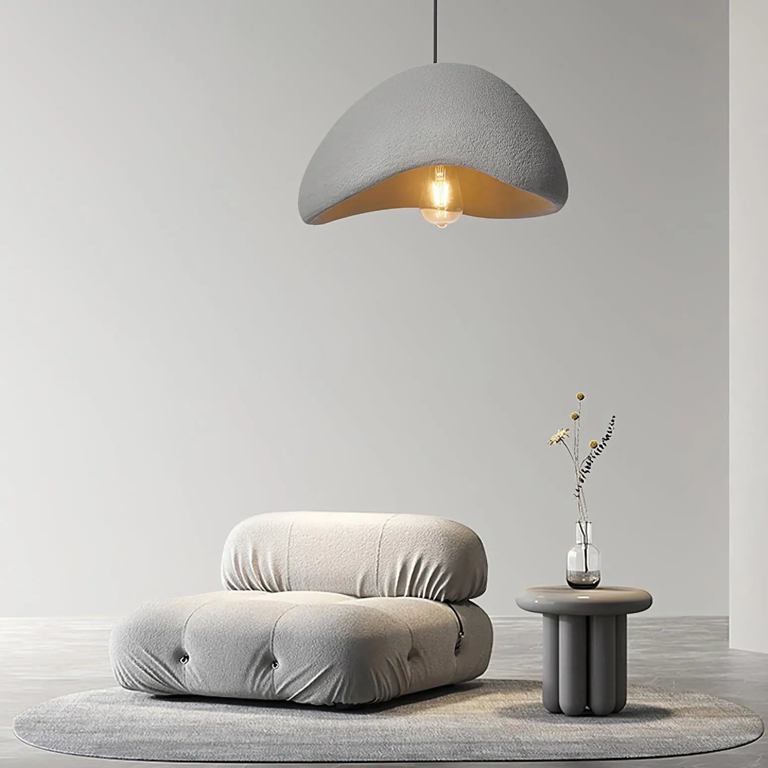 Stone Shape Modern LED Pendant Light