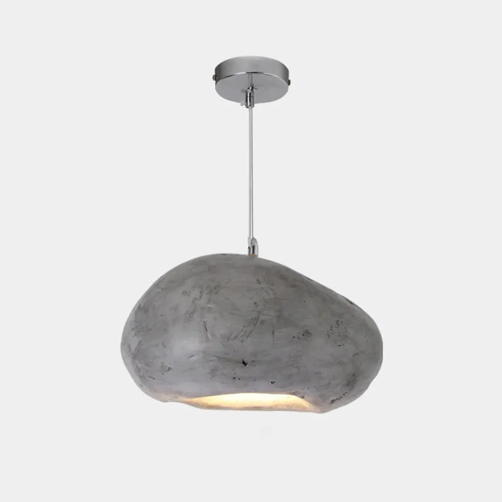 Irregular Shape Speckled Lampshade Modern Pendant Light