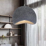 Faux Rock Texture Lampshade Modern Pendant Light