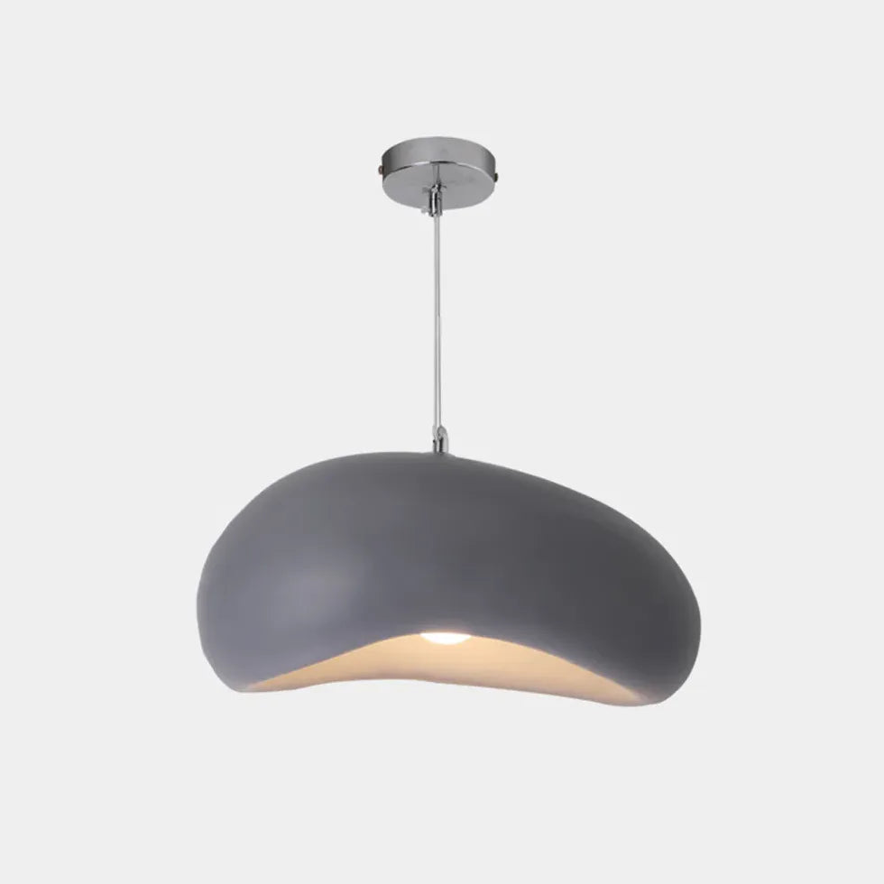 Pebble Texture Lampshade Modern Pendant Light