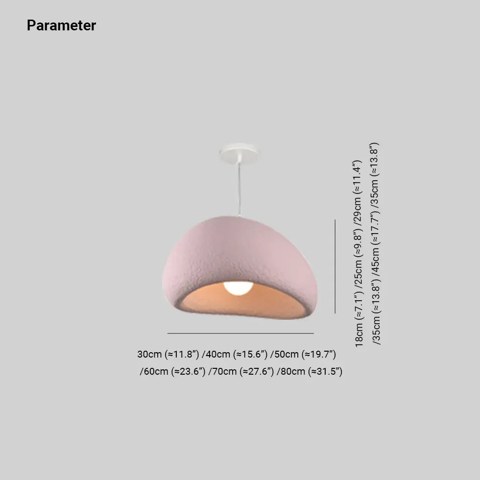 Streamlined Stone LED Modern Pendant Light