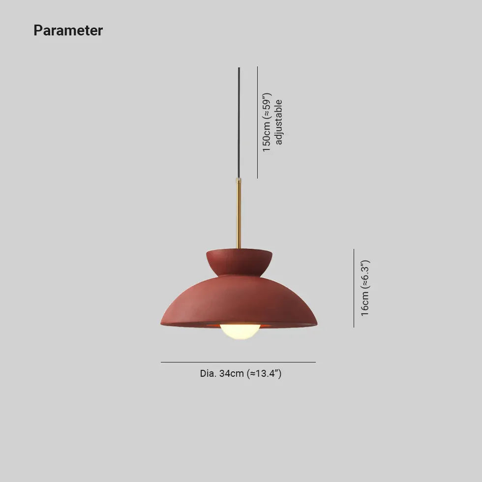 Red Frosted Modern Kitchen Pendant Light