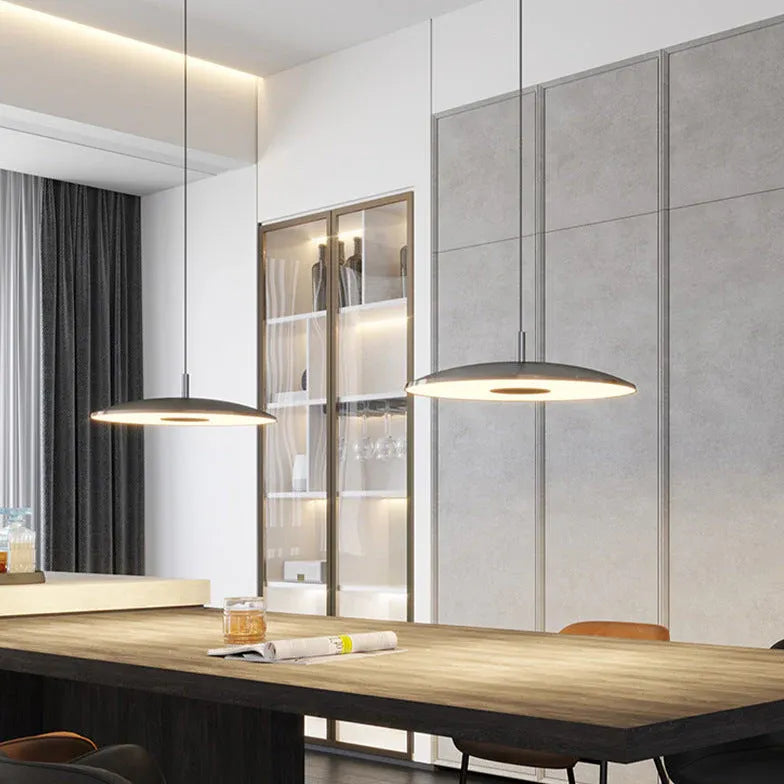 Thin Plate Kitchen Modern Pendant Light