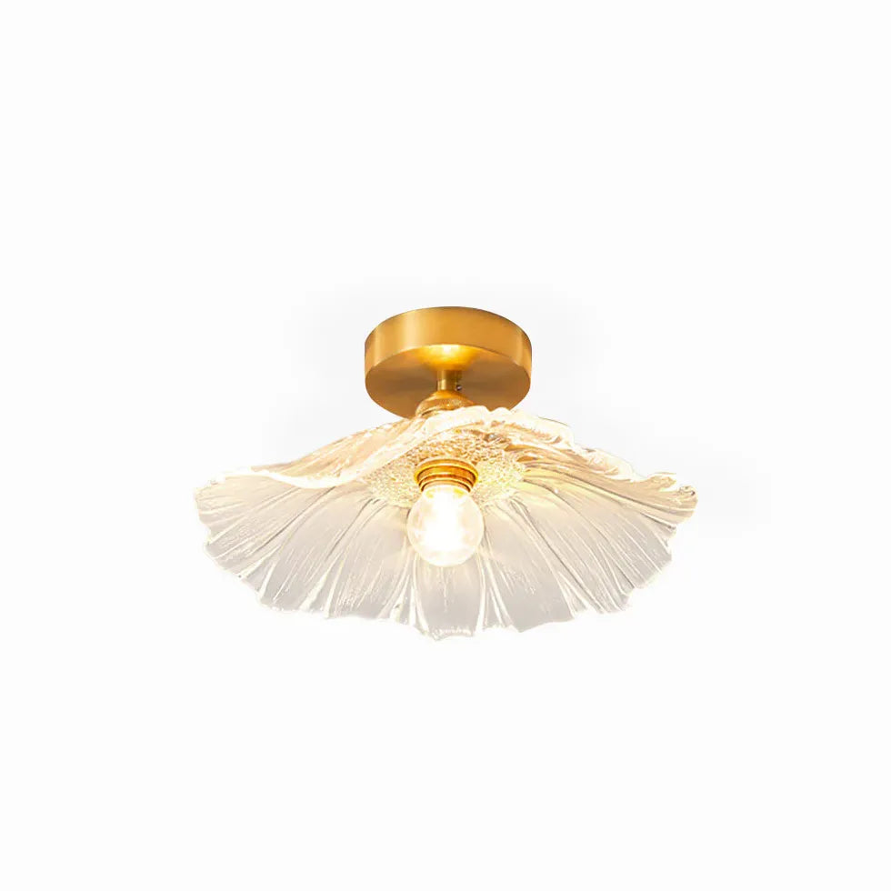 Petal Luxury Modern Glass Flush Ceiling Lights