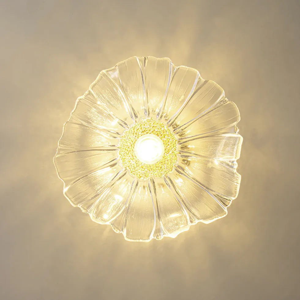 Petal Luxury Modern Glass Flush Ceiling Lights