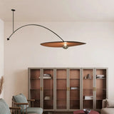 Long Arm Black Modern Living Room Pendant Light