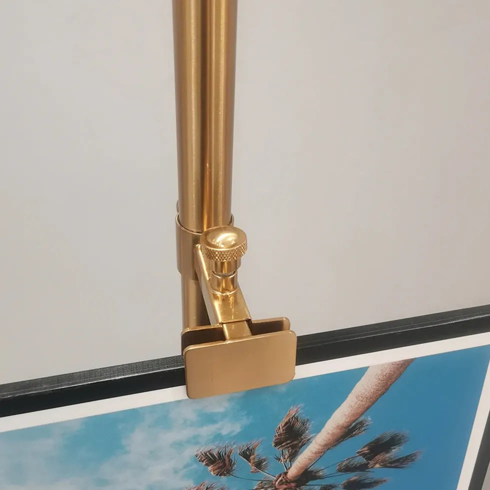 Adjustable Golden with Stand Floor Lamp