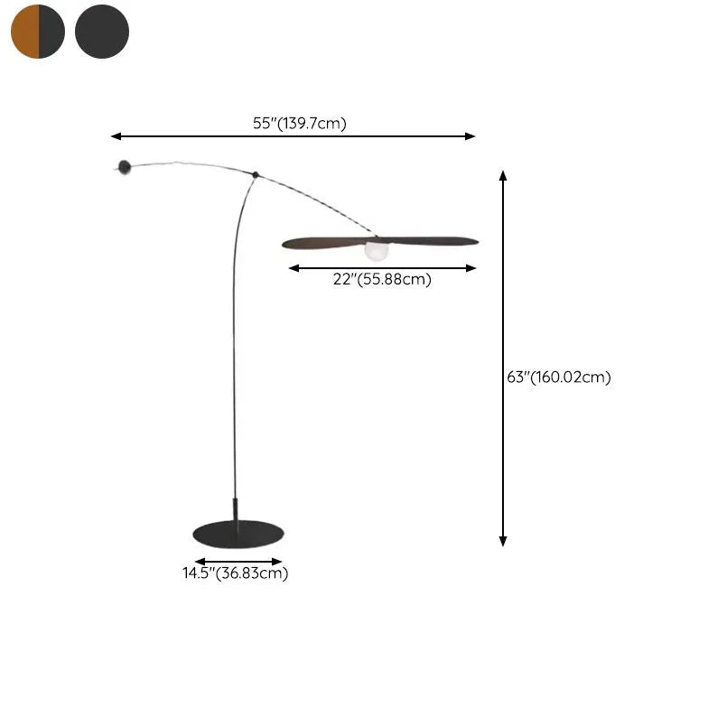 Arc-Shaped Balanced Modern Floor Lamp