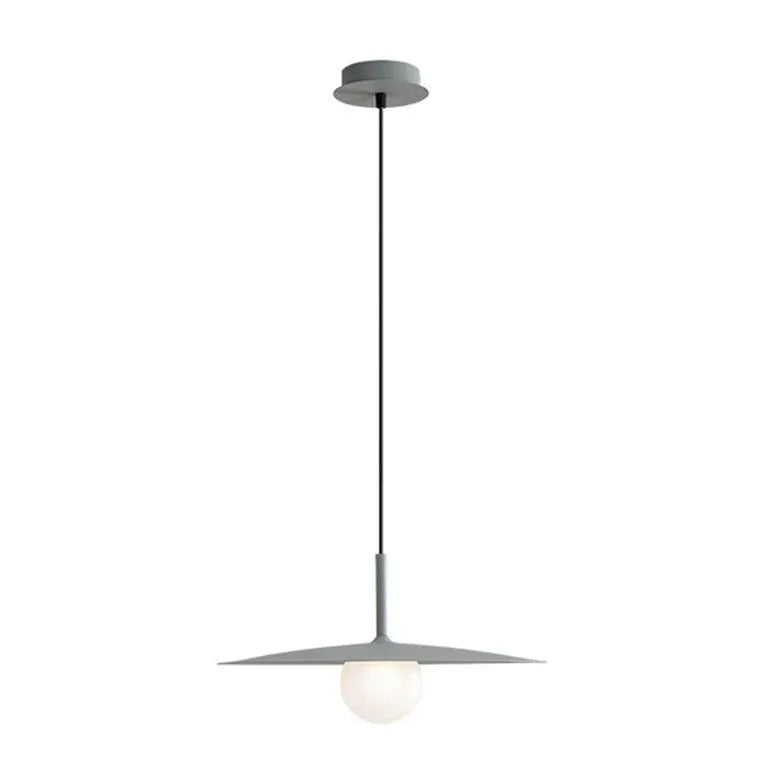 Disc-shaped Shade Black Minimalist Kitchen Pendant Light