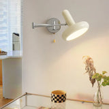 White Plug in Wall Light