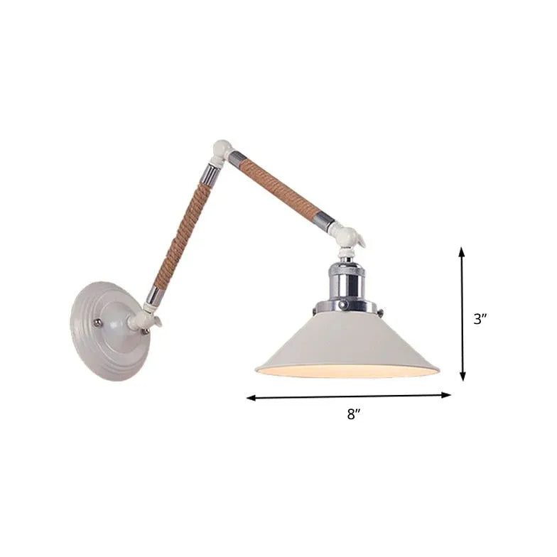 White Conical Countryside  Reading Light