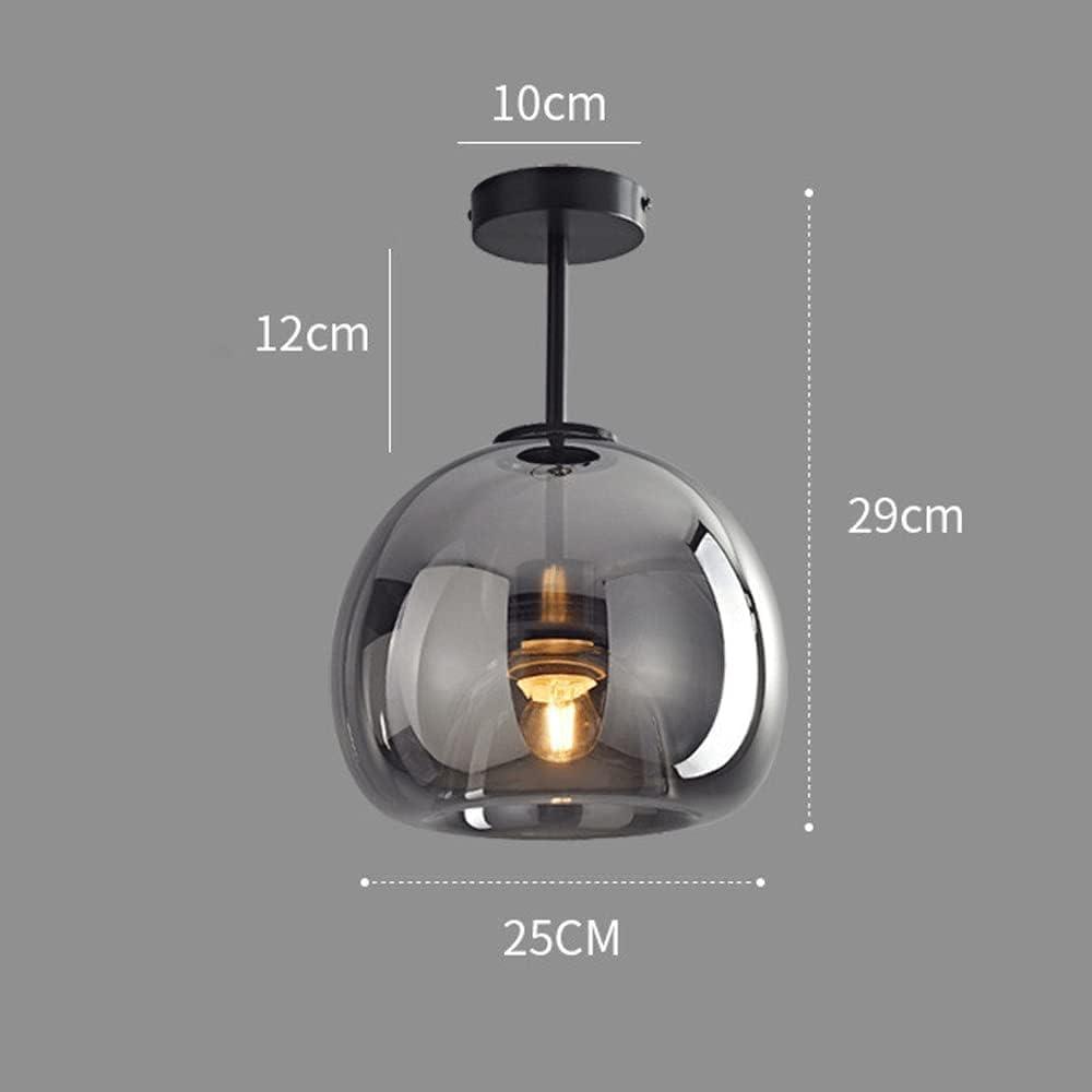 Postmodern Clear Glass Hallway Ceiling Light