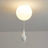 Cloud Bear Bedroom White Flush Ceiling Lights