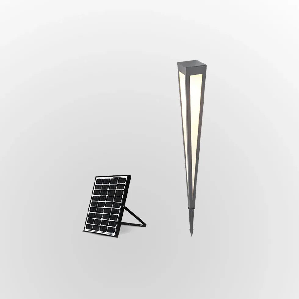 Triangular Solar Modern Pathway Outdoor Lights