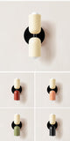 Colorful Minimalist Two-Bulb Wall Sconce