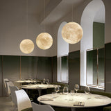 Nordic Art Resin Sphere Pendant Light