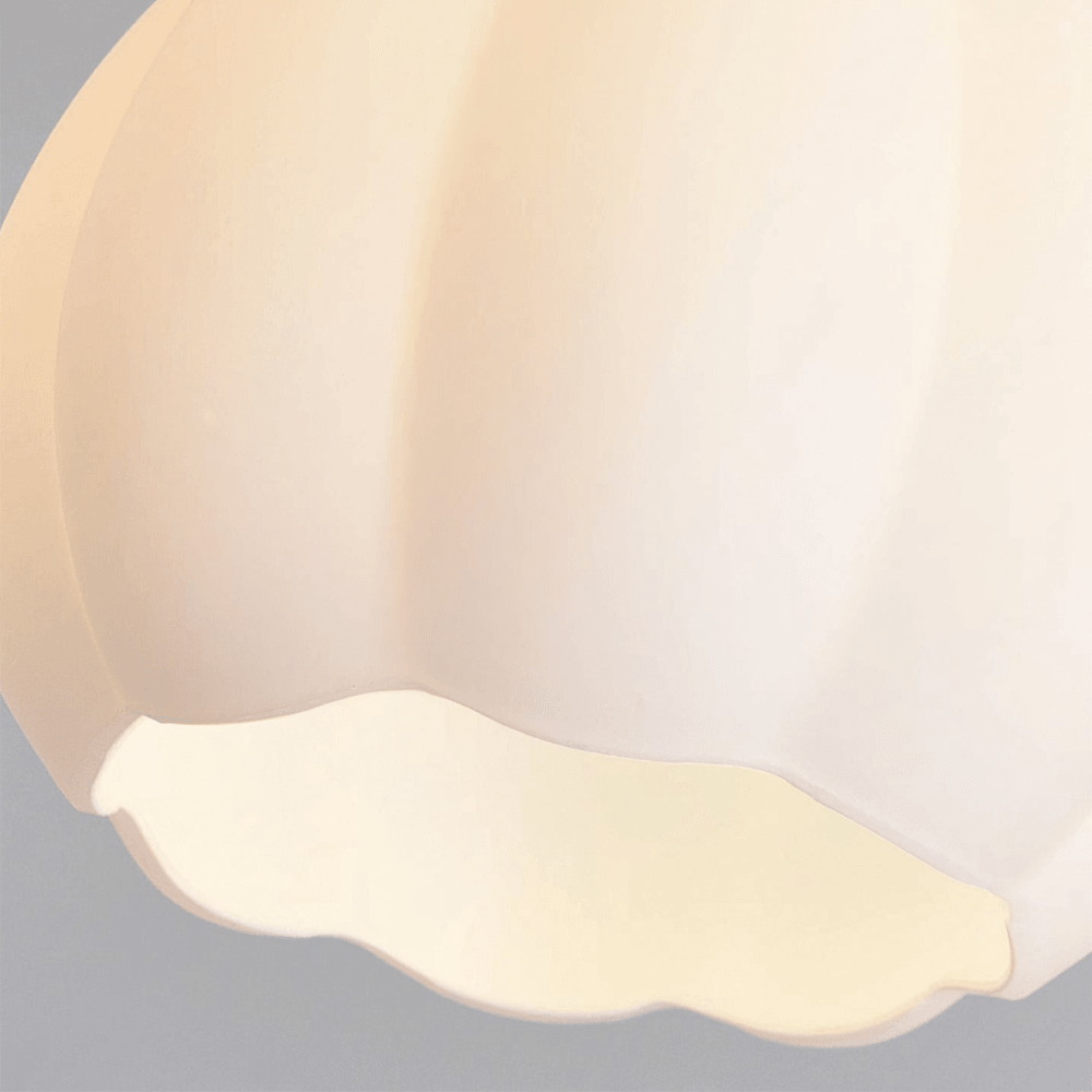 Wind Chime Orchid Glass Small White Ceiling Light