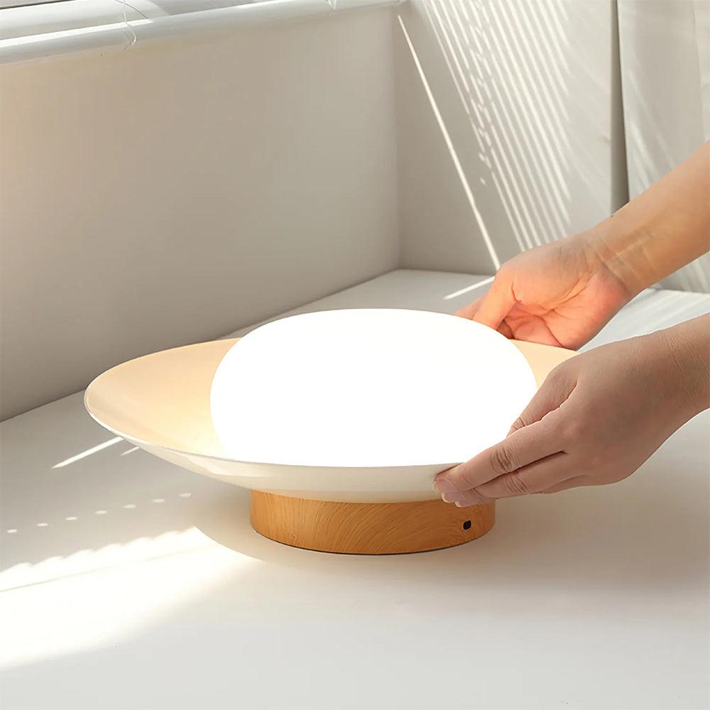 Cream Wooden Ceiling Light for Balcony