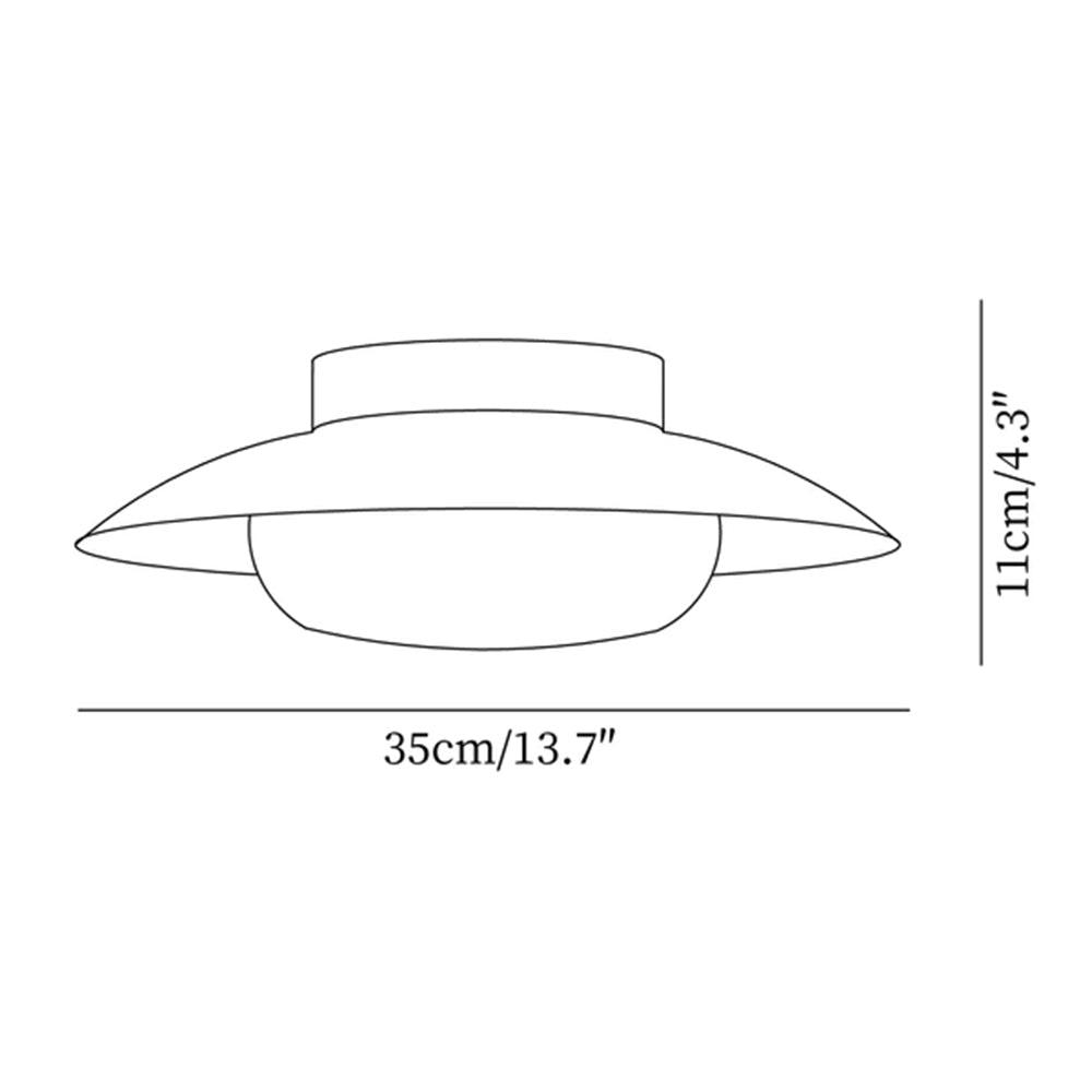 Cream Wooden Ceiling Light for Balcony