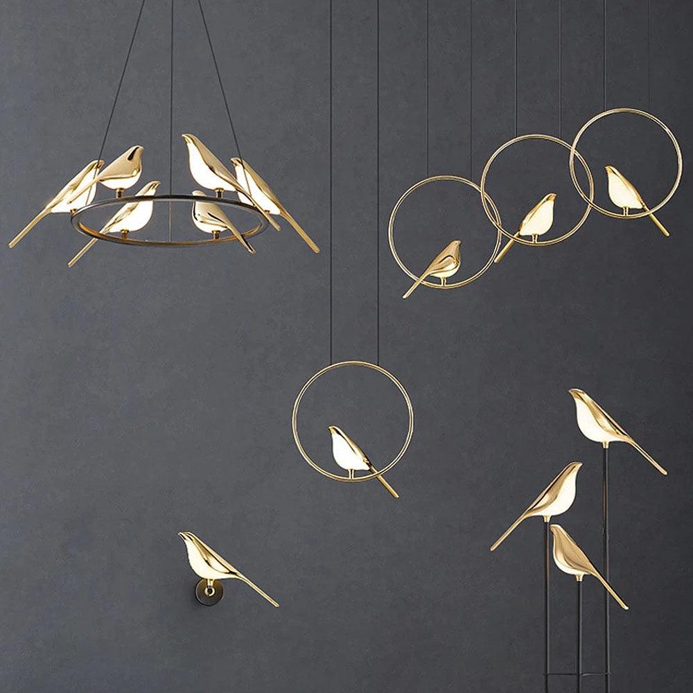 Magpie Metal LED Ring Pendant Light