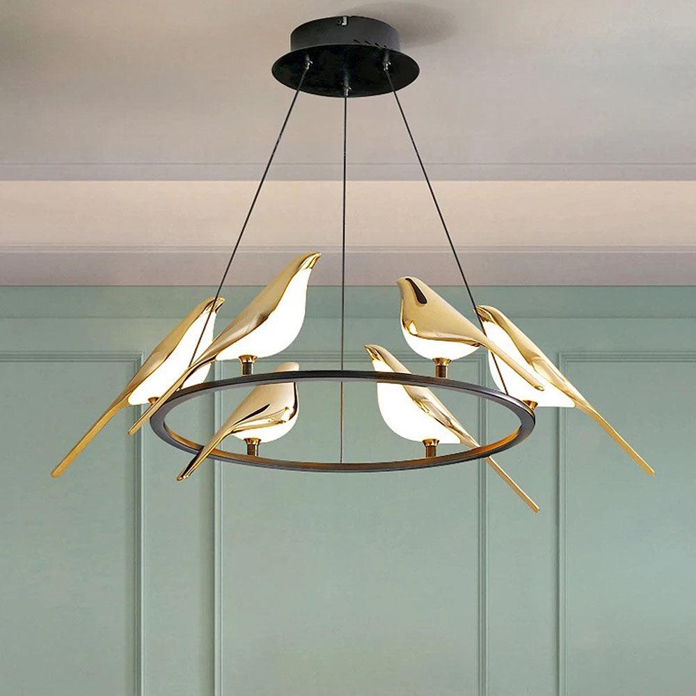 Magpie Metal LED Ring Pendant Light