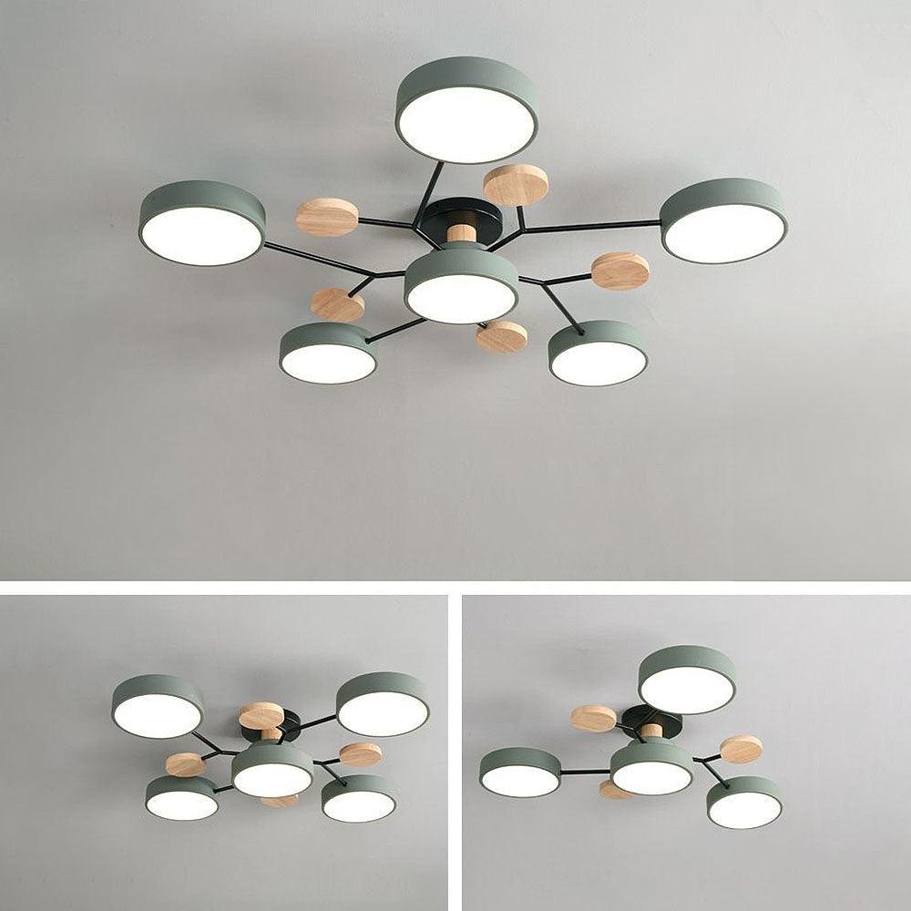 Multi Light Macaron Ceiling Light for Living Room