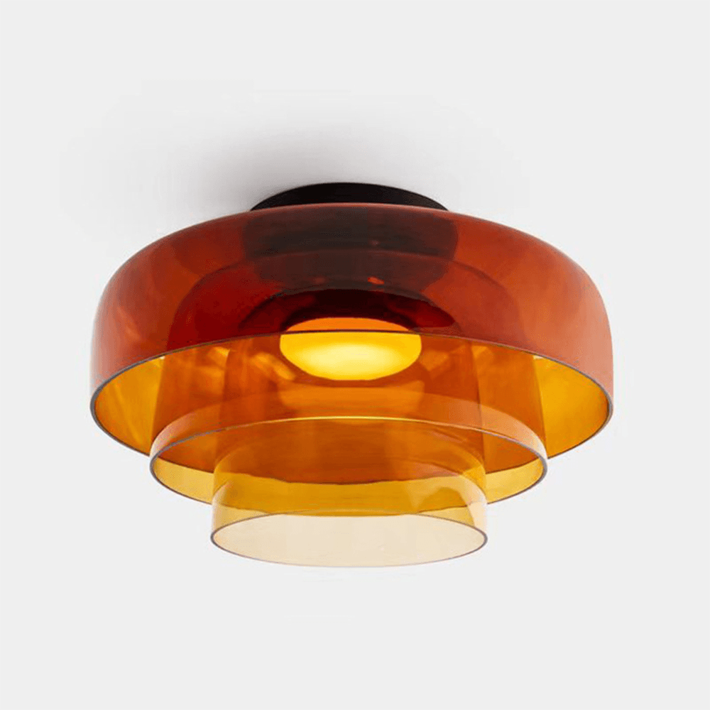 Modern Glass Ceiling Light for Living Room