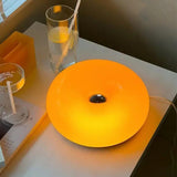 Orange Touch Dimmer Doughnut Table Lamp