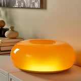 Orange Touch Dimmer Doughnut Table Lamp