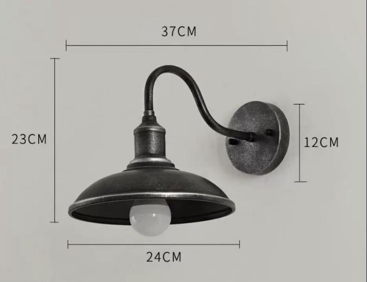 American Vintage Outdoor Waterproof Garden Wall Lighting